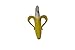 Kitch Baby Infant Bendable Training Toothbrush Teether, Banana Shaped