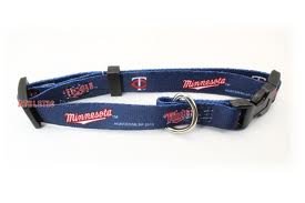 Minnesota Twins dog pet collar LG 18-27