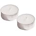 2 x Large Oversized Tealights – White