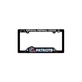 Buy New England Patriots PLASTIC License Plate Frame now!