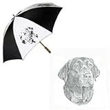 Yellow Labrador Umbrella by Porcelain by Rosalinde (60' Arc)