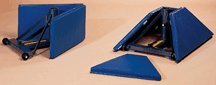 T-Base End Base Blue Pads (Pair) from Spalding