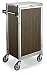 Late Tray Delivery Cart - Stainless Steel Exterior Cart - 1 ea