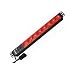 BACHMANN 48,3cm 19Zoll Steckdosenleiste 8fach 2m   mit IEC320 C14 Stecker   rote Schukodoseneinsaetze   333538
