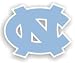 Sporting Goods : North Carolina Tar Heels 12' Car Magnet - College Athletics Sports Merchandise