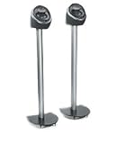Mirage OmniSat Speaker Stands, Platinum/Black (Pair)