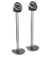 Mirage OmniSat Speaker Stands, Platinum/Black (Pair)