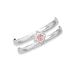 Hot Pink Crystal Toe Ring