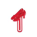 Wizard Of Oz Ruby Slipper Bookmark Cupcake Picks - 12 Pack
