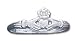 Solid Sterling Silver Claddagh Light Ring