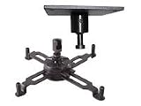 Draper SMS Fixed Projector Mount Low Profile - Mounting kit ( ceiling plate, bracket ) for projector - silver - ceiling mountable