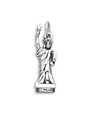 21x9mm (C) Statue of Liberty Charm .925 Sterling Silver