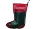 Junior Holiday Thistle Sack Green And Red