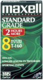 Maxell T-160 Std Standard Grade Videocassette For Time-Lapse Use