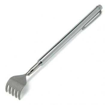 New Metal Expandable Telescopic Back Scratcher w/ Clip