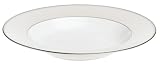 Nikko Ceramics Natural Pearl 9-1/2-Inch Rim Soup/Pasta Plate