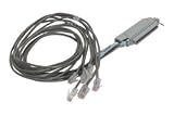 Cat. 3 Telco Breakout Cable, Female Telco / 6 (8x8), 3.0 ft