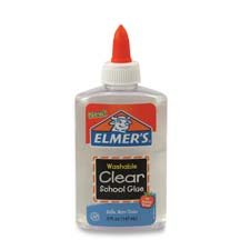 Elmer's Washable Clear School Glue, 5 Ounces, Clear (E305)