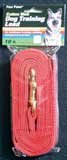 Four Paws Products Cotton Web Lead Red 10 Feet - 56510