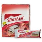 Slim Fast Meal Options Layered Meal Bar, Strawberry Cheesecake (12 Bars)