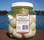 Lakeside Foods Red Hot Pickled Eggs 20ct. 36oz. Jar