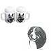 Bernese Mountain Dog Large Salt and Pepper Shakers, Porcelain by Rosalinde (4')