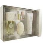 Jessica Mc Clintock by Jessica Mcclintock Set-eau De Parfum Spray 3.4 Oz & Body Cream 3.5 Oz & Soap 2.8 Oz & Eau De Parfum Mini .12 Oz & New Victorian