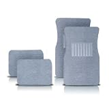 Car Floor Mats Ultra Premium Carpet Gray 4 Piece Set