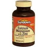 Calcium Magnesium With Zinc Caplets, by Sundown - 100 C