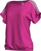 Adidas Damen T-Shirt SF Yng, intense pink f11/metallic silver, 34, O03839 Preisvergleich
