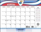 Kansas Jayhawks 2008 Desk Pad - Sports Calendars