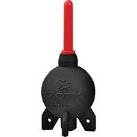 Giottos Rocket Air Blaster, Manual Air Blower with Extra-Large Rubber Bulb - 5.3" Long