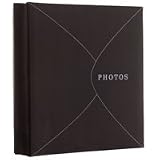 Fetco Home Decor Ardith Series, Stitched Leather Bound Album, Holds 500 4