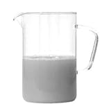 Trendglas Milchkrug / Saftkrug aus Borosilikatglas, 1,2 l