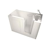 American Standard 2848.100.SRW 28-Inch by 48-Inch Walk-In Bath Soaker, Right Side Drain, White