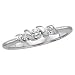 Jewelry : 1/6 ct. tw. Diamond Sirena Promise Ring in 10kt. White Gold