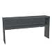 38000 Series Stack-On Open Shelf Hutch, 72w x 13-1/2d x 36-1/4h, Charc