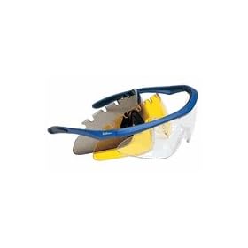 Wilson Triple X Racquetball / Squash Goggles with 3 Lenses: Sports &amp; Outdoors