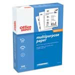 Office Depot(R) Extra Bright Multipurpose Paper, 8 1/2 x 11, 20 Lb., 104 Brightness