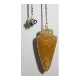 AzureGreen Golden Topaz Pendulum