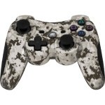 New Dreamgear Shadow 6 Desert Camouflage Wireless Controller Ps3 Dual Rumble Motors Rechargeable