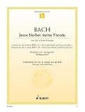Produkt-Bild: Jesus bleibet meine Freude: Choral aus der Kantate Nr. 147 "Herz und Mund und Tat und Leben". BWV 147. Trompete (in B) und Klavier. (Edition Schott Einzelausgabe)
