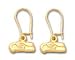 Seattle Seahawks Team Logo earrings In 14kt Gold