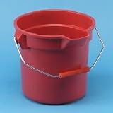 Brute Rnd Bucket, red, 10qt