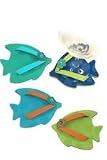Fish Flip Flop Attachable Coaster Set - 4 Colors