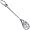 Lacrosse Charm, Sterling Silver