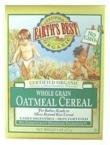 Earth's Best Certified Organic Whole Grain Oatmeal Cereal -- 8 oz