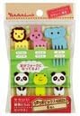 PakupakuLunch Maruki Cute 6 Animals food picks for Bento Box Lunch Box (6pc Set) by Maruki