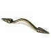 Tools & Hardware : 128mm CTC Antique Brass Finish Allegra Pull