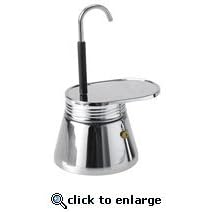 GSI 4 Cup Stainless Steel Mini-Espresso Machine